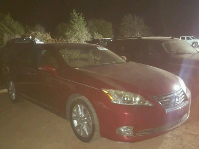 JTHBK1EG0A2378273 - 2010 LEXUS ES 350 RED photo 1