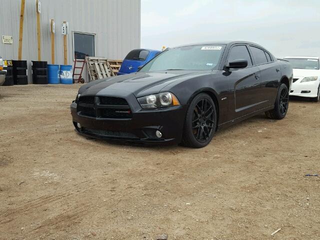 2C3CDXCT1EH216091 - 2014 DODGE CHARGER R/ BLACK photo 2