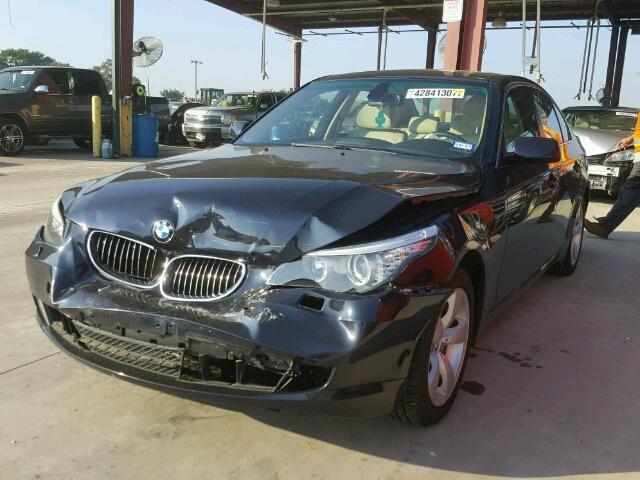 WBANU53548CT18368 - 2008 BMW 528 I BLACK photo 2