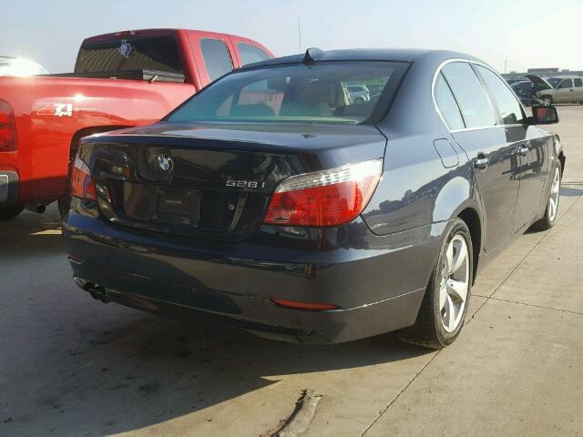 WBANU53548CT18368 - 2008 BMW 528 I BLACK photo 4