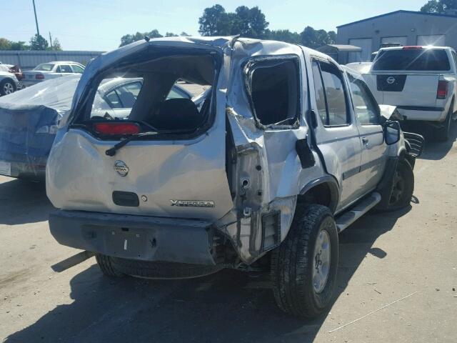 5N1ED28TX4C641774 - 2004 NISSAN XTERRA XE SILVER photo 4