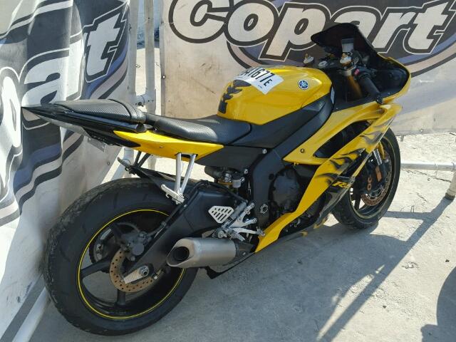 JYARJ16EX8A006595 - 2008 YAMAHA YZFR6 YELLOW photo 4