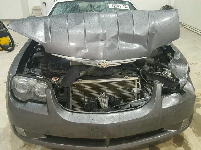 1C3AN69L65X029267 - 2005 CHRYSLER CROSSFIRE GRAY photo 7