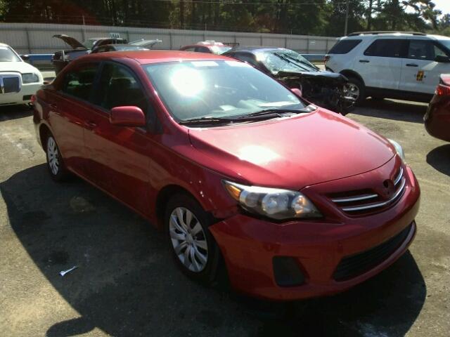 5YFBU4EE6DP173106 - 2013 TOYOTA COROLLA BA RED photo 1