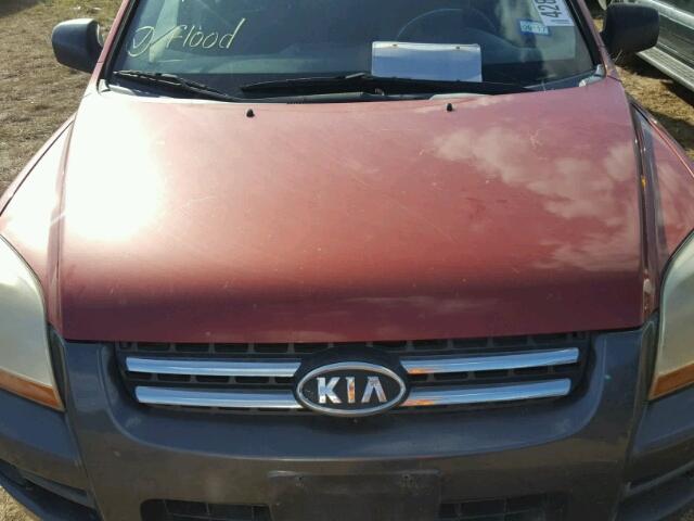 KNDJF723X67265432 - 2006 KIA NEW SPORTA RED photo 7