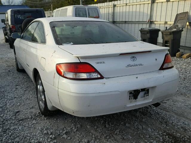 2T1CF28P0YC355633 - 2000 TOYOTA CAMRY SOLA WHITE photo 3