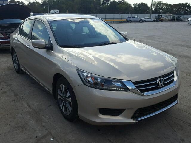 1HGCR2F38DA171595 - 2013 HONDA ACCORD GOLD photo 1