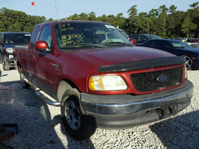 1FTRX17W52KB40362 - 2002 FORD F150 RED photo 1