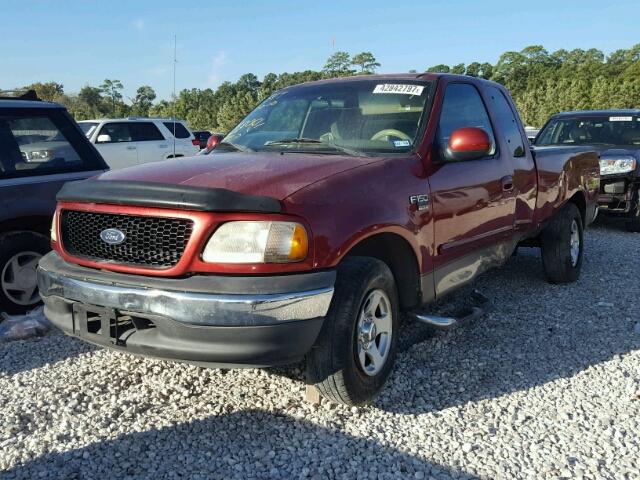 1FTRX17W52KB40362 - 2002 FORD F150 RED photo 2