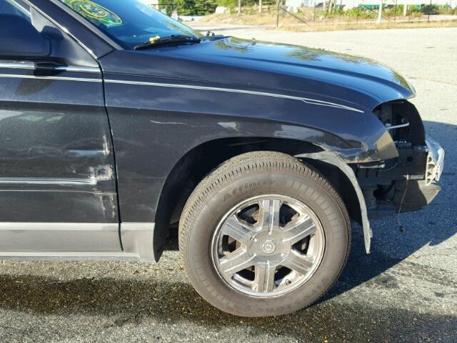 2A8GF68476R652404 - 2006 CHRYSLER PACIFICA შავი ფოტო 10