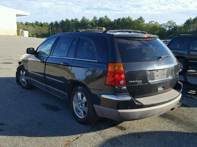 2A8GF68476R652404 - 2006 CHRYSLER PACIFICA შავი ფოტო 3