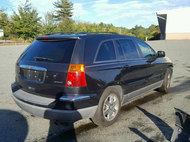 2A8GF68476R652404 - 2006 CHRYSLER PACIFICA შავი ფოტო 4