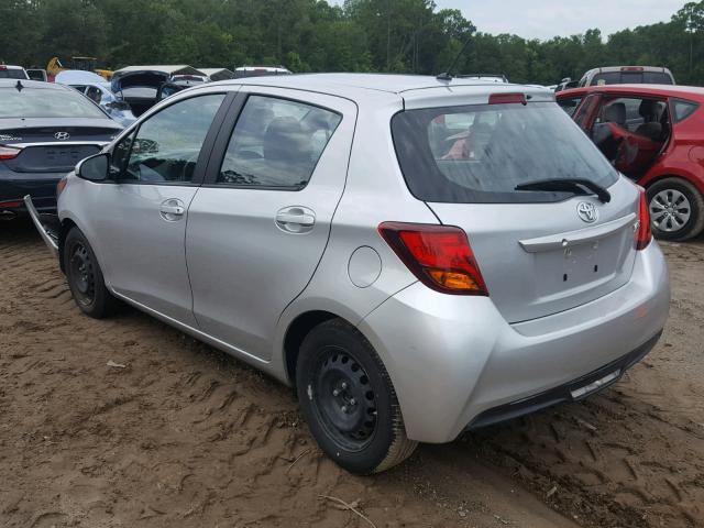 VNKKTUD37HA081300 - 2017 TOYOTA YARIS L SILVER photo 3