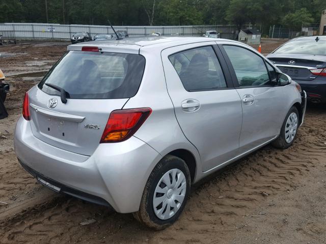 VNKKTUD37HA081300 - 2017 TOYOTA YARIS L SILVER photo 4