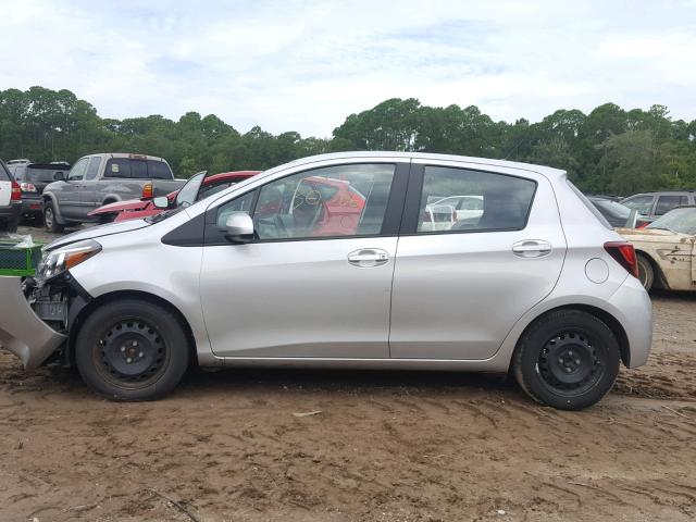 VNKKTUD37HA081300 - 2017 TOYOTA YARIS L SILVER photo 9