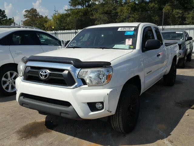 5TFTX4CNXCX019514 - 2012 TOYOTA TACOMA WHITE photo 2