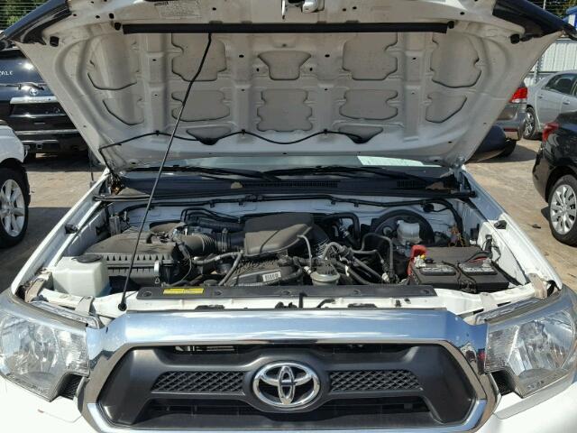 5TFTX4CNXCX019514 - 2012 TOYOTA TACOMA WHITE photo 7