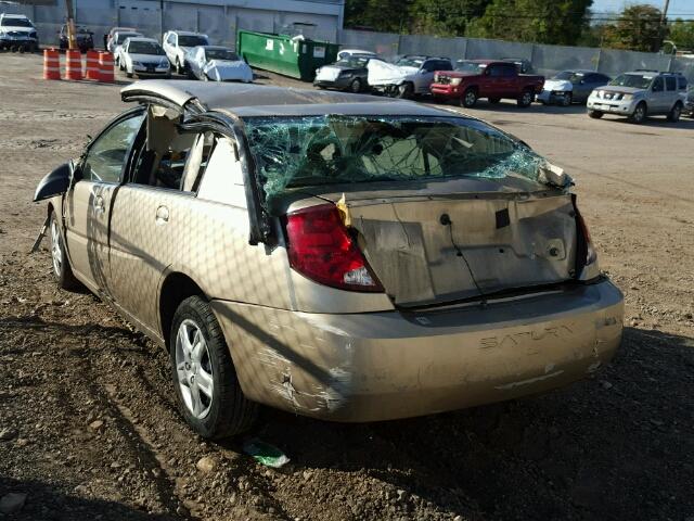 1G8AJ58F76Z113790 - 2006 SATURN ION LEVEL TAN photo 3