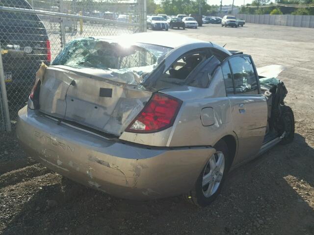 1G8AJ58F76Z113790 - 2006 SATURN ION LEVEL TAN photo 4