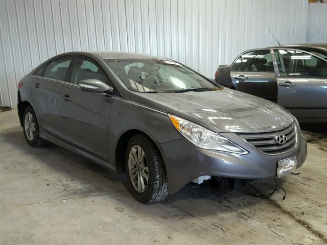 5NPEB4AC1EH922397 - 2014 HYUNDAI SONATA GLS GRAY photo 1