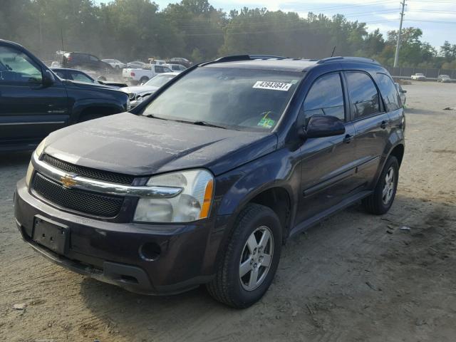 2CNDL73F776105990 - 2007 CHEVROLET EQUINOX LT BLACK photo 2