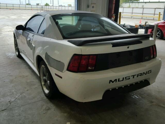 1FAFP4045YF310398 - 2000 FORD MUSTANG WHITE photo 3