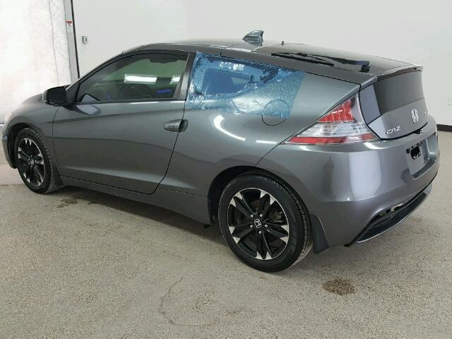 JHMZF1D47ES001276 - 2014 HONDA CR-Z GRAY photo 3