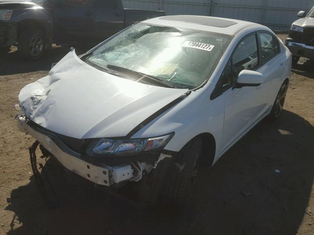 2HGFB6E59FH710239 - 2015 HONDA CIVIC SI WHITE photo 2