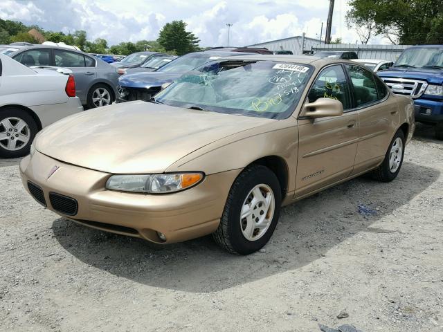 1G2WJ52M3WF227665 - 1998 PONTIAC GRAND PRIX GOLD photo 2