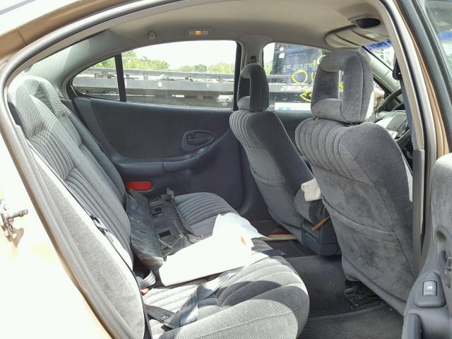 1G2WJ52M3WF227665 - 1998 PONTIAC GRAND PRIX GOLD photo 6