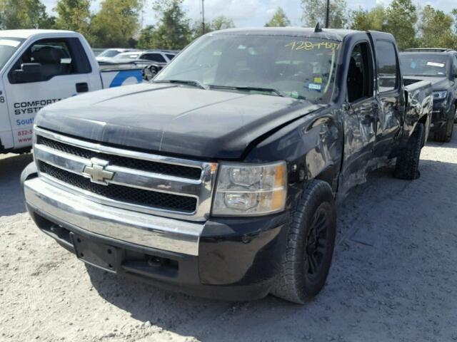 3GCEK13C97G527679 - 2007 CHEVROLET SILVERADO BLACK photo 2