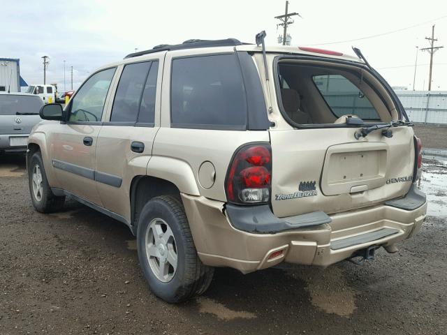 1GNDT13S942331317 - 2004 CHEVROLET TRAILBLAZE GOLD photo 3