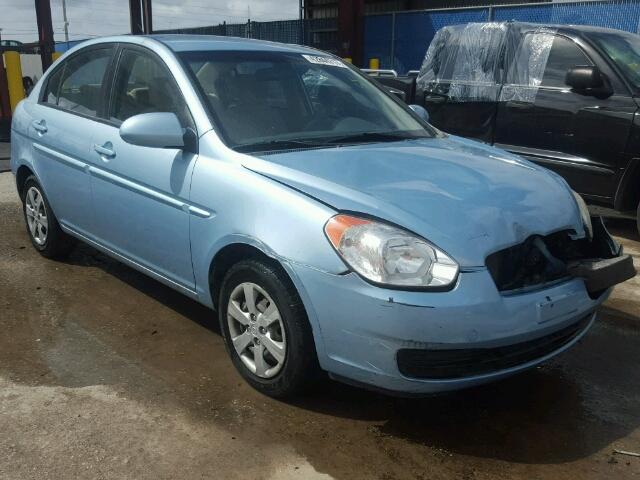 KMHCN46CX8U187058 - 2008 HYUNDAI ACCENT BLUE photo 1