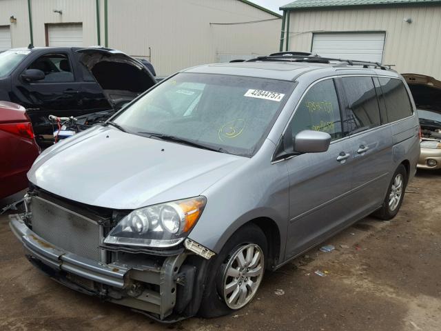 5FNRL38778B047511 - 2008 HONDA ODYSSEY TEAL photo 2