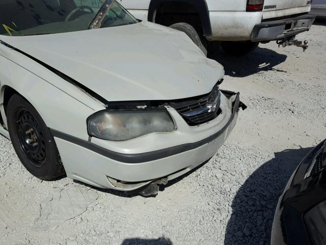 2G1WH52KX39384807 - 2003 CHEVROLET IMPALA LS GRAY photo 9