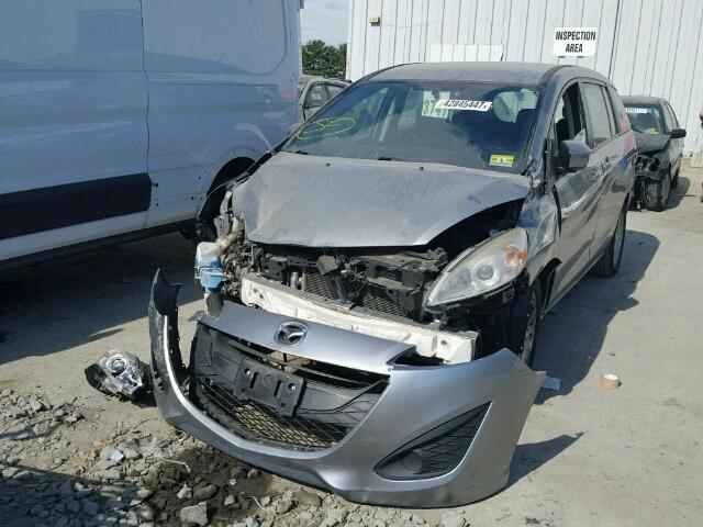 JM1CW2BL6C0113986 - 2012 MAZDA 5 GRAY photo 2