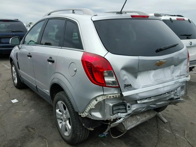 3GNAL2EK3ES587948 - 2014 CHEVROLET CAPTIVA GRAY photo 3