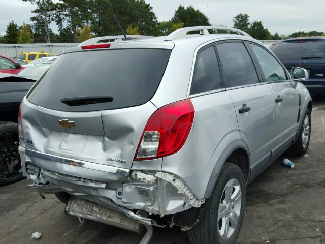 3GNAL2EK3ES587948 - 2014 CHEVROLET CAPTIVA GRAY photo 4