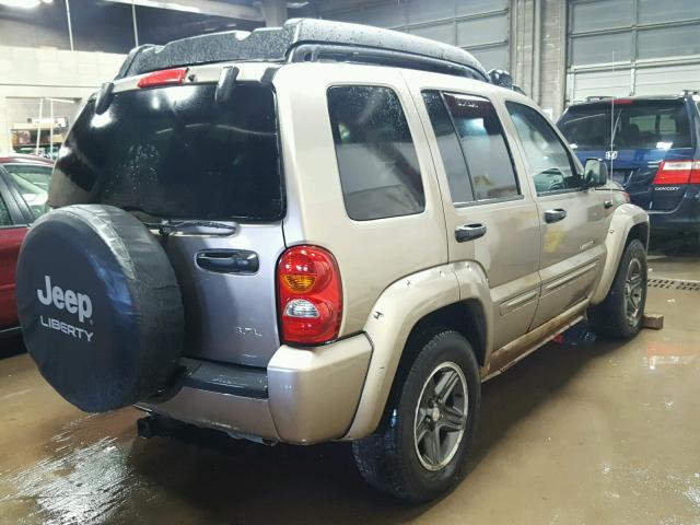 1J4GL38K13W722716 - 2003 JEEP LIBERTY RE GOLD photo 4