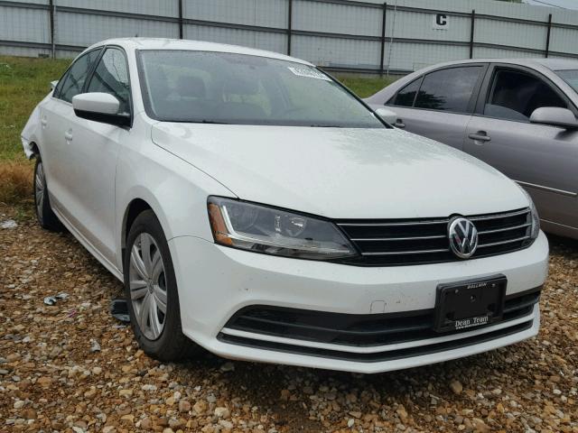 3VW167AJ1HM235497 - 2017 VOLKSWAGEN JETTA S WHITE photo 1