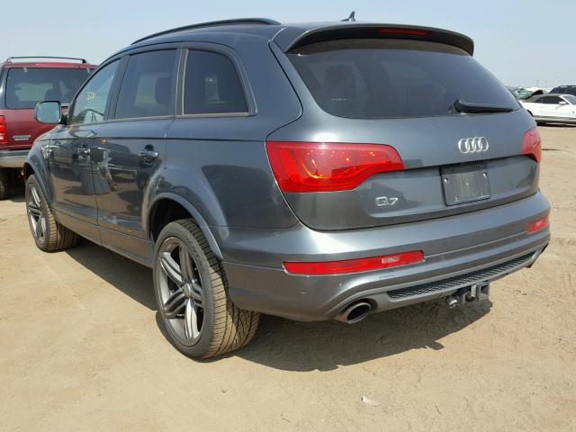 WA1DGAFE2CD006119 - 2012 AUDI Q7 PRESTIG GRAY photo 3