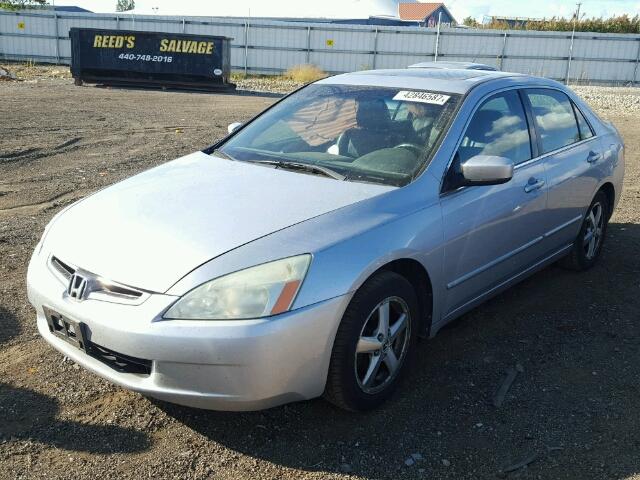 1HGCM55864A127608 - 2004 HONDA ACCORD EX SILVER photo 2