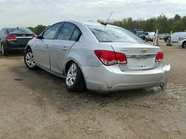 1G1P15SH9F7235243 - 2015 CHEVROLET CRUZE SILVER photo 3