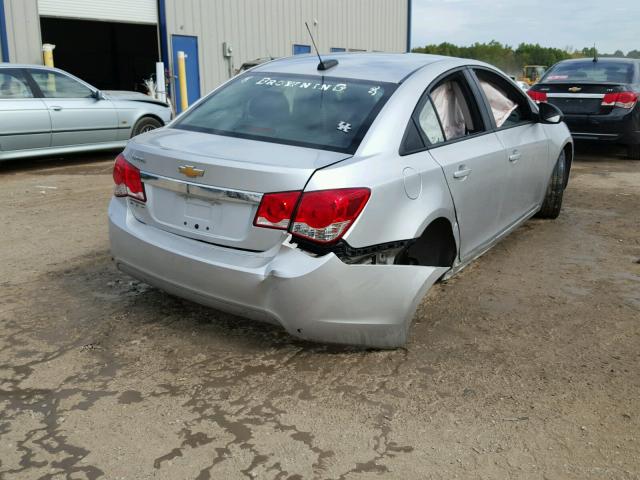 1G1P15SH9F7235243 - 2015 CHEVROLET CRUZE SILVER photo 4