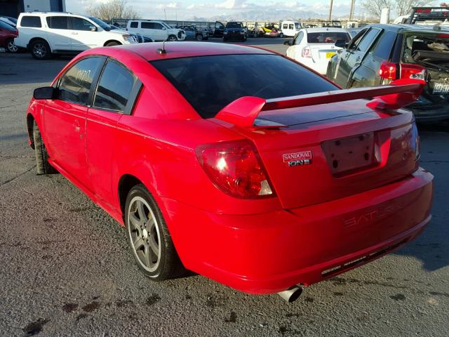 1G8AY11P06Z143530 - 2006 SATURN ION REDLIN RED photo 3