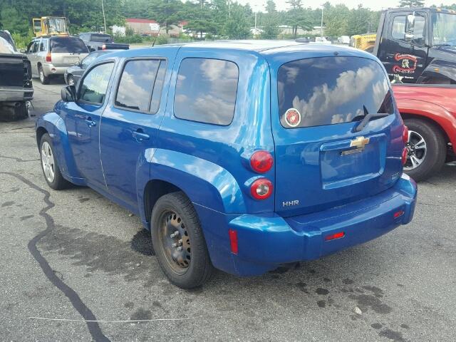 3GNCA13B09S558585 - 2009 CHEVROLET HHR LS BLUE photo 3