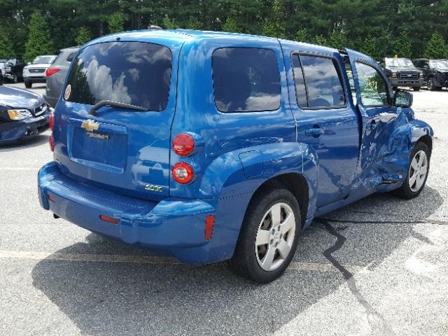 3GNCA13B09S558585 - 2009 CHEVROLET HHR LS BLUE photo 4