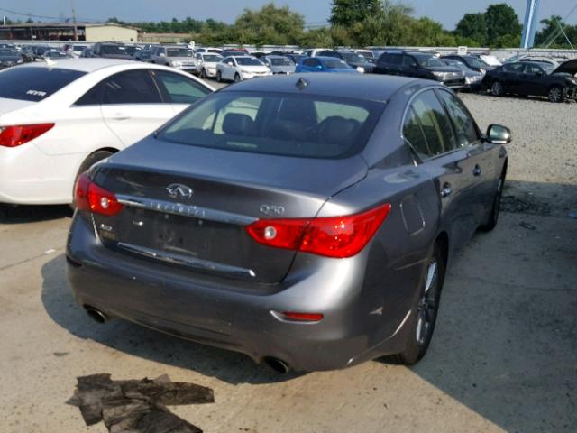 JN1EV7AR0HM841000 - 2017 INFINITI Q50 PREMIU CHARCOAL photo 4