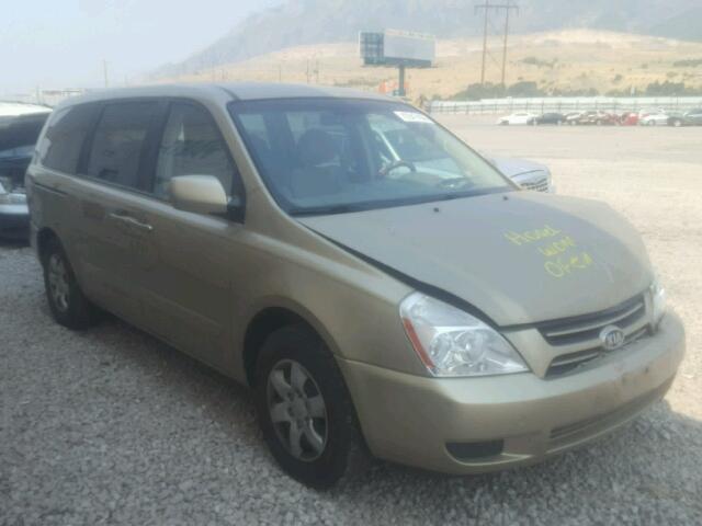 KNDMB233266048201 - 2006 KIA SEDONA EX TAN photo 1