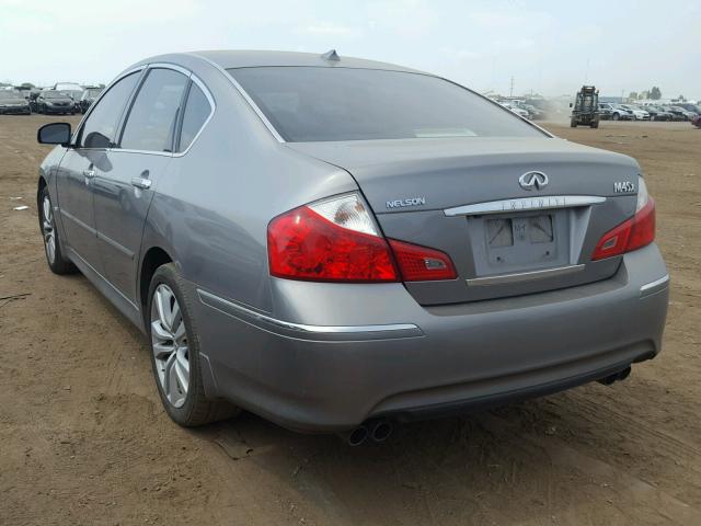 JNKBY01F68M550598 - 2008 INFINITI M45 GRAY photo 3